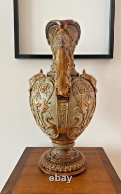 Sublime Vase Art Nouveau Wilhelm Schiller & Sons Circa 1900-Pièce de Collection