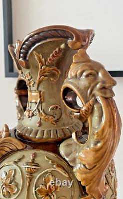Sublime Vase Art Nouveau Wilhelm Schiller & Sons Circa 1900-Pièce de Collection