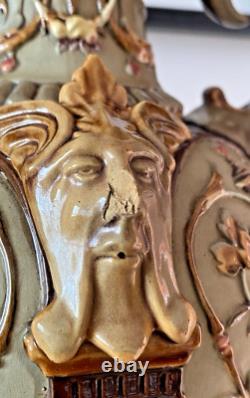 Sublime Vase Art Nouveau Wilhelm Schiller & Sons Circa 1900-Pièce de Collection