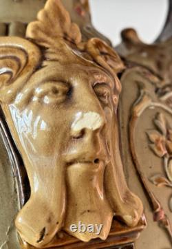 Sublime Vase Art Nouveau Wilhelm Schiller & Sons Circa 1900-Pièce de Collection
