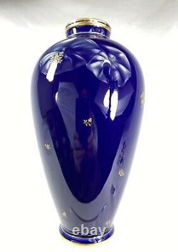 Superbe Vase Fuseau Art Nouveau Porcelaine De Sevres Date 1909 Hauteur 24.5 CM