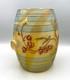 Superbe Vase Tonneau Pate De Verre Art Nouveau Aux Houblons Daum Nancy 1895