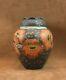 Superbe Vase Villeroy & Boch Mettlach Gres Art Nouveau A Decor De Pavots