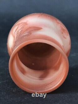 Superbe ancien VASE MINIATURE Art Nouveau signé VESSIERE NANCY no Gallé Daum