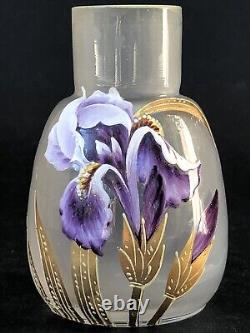Superbe authentique ancien PETIT VASE MONTJOYE LEGRAS Art Nouveau no Gallé Daum