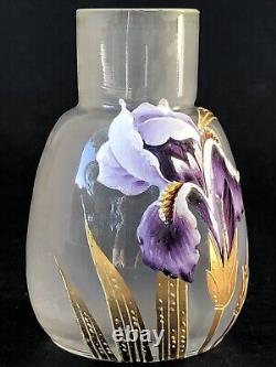 Superbe authentique ancien PETIT VASE MONTJOYE LEGRAS Art Nouveau no Gallé Daum