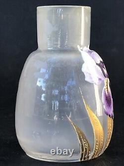 Superbe authentique ancien PETIT VASE MONTJOYE LEGRAS Art Nouveau no Gallé Daum
