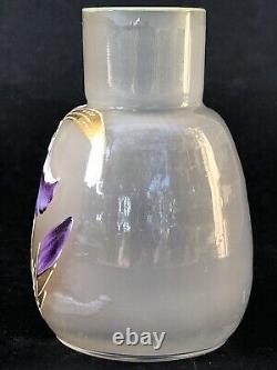 Superbe authentique ancien PETIT VASE MONTJOYE LEGRAS Art Nouveau no Gallé Daum