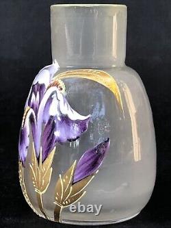 Superbe authentique ancien PETIT VASE MONTJOYE LEGRAS Art Nouveau no Gallé Daum
