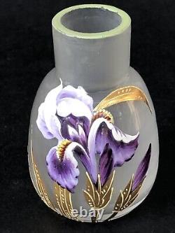 Superbe authentique ancien PETIT VASE MONTJOYE LEGRAS Art Nouveau no Gallé Daum
