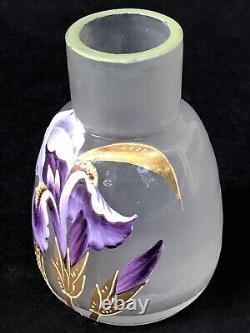 Superbe authentique ancien PETIT VASE MONTJOYE LEGRAS Art Nouveau no Gallé Daum