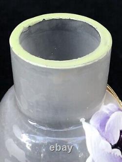 Superbe authentique ancien PETIT VASE MONTJOYE LEGRAS Art Nouveau no Gallé Daum