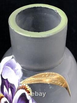 Superbe authentique ancien PETIT VASE MONTJOYE LEGRAS Art Nouveau no Gallé Daum