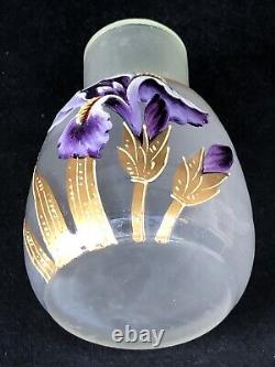 Superbe authentique ancien PETIT VASE MONTJOYE LEGRAS Art Nouveau no Gallé Daum