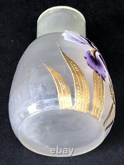 Superbe authentique ancien PETIT VASE MONTJOYE LEGRAS Art Nouveau no Gallé Daum