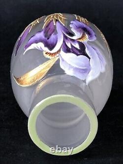 Superbe authentique ancien PETIT VASE MONTJOYE LEGRAS Art Nouveau no Gallé Daum