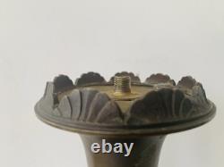 Superbe lampe-vase en bronze, Art déco / Art nouveau, XIXe siècle