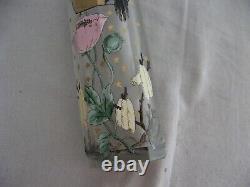 Superbe vase ancien en pate de verre Montjoye Legras Art nouveau vers 1900