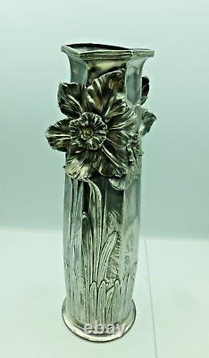 Superbe vase art nouveau Orivit AG vers 1900 WMF