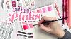 Swatching All My Pink Art Supplies