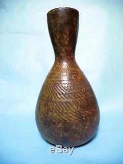 Théo perrot école de carries 1900 japonisme grand vase art nouveau art deco gres