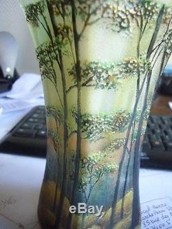 Très beau vase LAMARTINE art nouveau era daum gallé