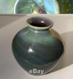 Très rare vase en pâte de verre Emile Gallé / GALLE art nouveau école de Nancy