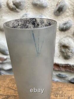 Très Beau Vase Legras & Cie. Paul Dupont Art Nouveau vase 1900 Verre Dépoli