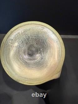 Trilogie de vases JEM Joseph Mure décor Col vert signé