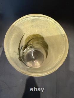 Trilogie de vases JEM Joseph Mure décor Col vert signé