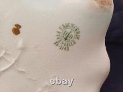 VASE 37cm EN BARBOTINE 1900 FAÏENCE ART NOUVEAU FAÏENCERIE FIVES-LILLE DB D-1148