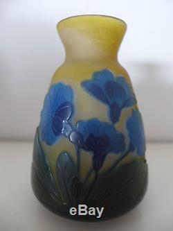 Vase Ancien D Emile Galle A Nancy Vers 1900 Art Nouveau