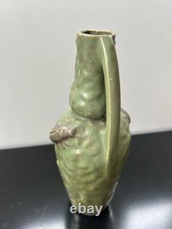 VASE CÉRAMIQUE ART NOUVEAU DÉCOR DE SCARABÉE À Identifier