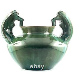 VASE Céramique Art Nouveau CLEMENT MASSIER à GOLFE-JUAN Vallauris, majolica 19th