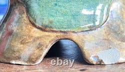 VASE GRES DE DALPAYRAT A LA GRENADE H 33 FIN XIXème ART NOUVEAU BOURG LA REINE