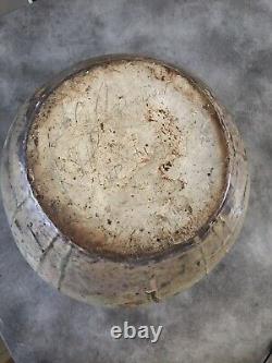 VASE Grand Pot Lucien ARNAUD St AMAND GRÈS En PUISAYE 1920 Art Nouveau 39 Cm