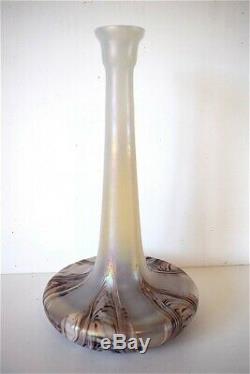 VASE KRALIK BOHEME 1900 Irisé Glass Loetz Konig Art Nouveau jugendstil 34 cm