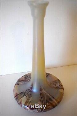 VASE KRALIK BOHEME 1900 Irisé Glass Loetz Konig Art Nouveau jugendstil 34 cm