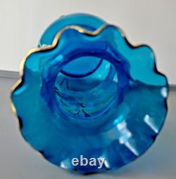 VASE LEGRAS EN VERRE ÉMAILLÉ ÉPOQUE 1900 ART NOUVEAU 28,5 cm