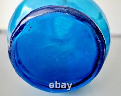 VASE LEGRAS EN VERRE ÉMAILLÉ ÉPOQUE 1900 ART NOUVEAU 28,5 cm