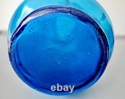 VASE LEGRAS EN VERRE ÉMAILLÉ ÉPOQUE 1900 ART NOUVEAU 28,5 cm