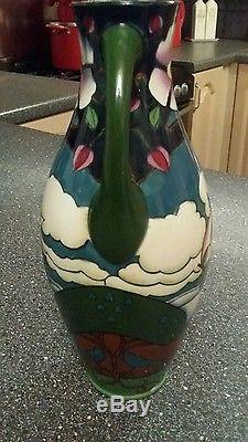 V rare foley wileman intarsio vase frederick rhead art nouveau pattern 3461