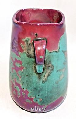 Vase À Anses 1900 1910 Alphonse Cytère Rambervillers Vosges France Art Nouveau