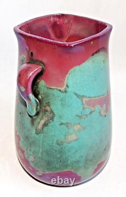 Vase À Anses 1900 1910 Alphonse Cytère Rambervillers Vosges France Art Nouveau