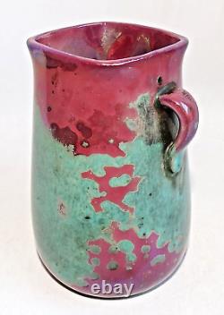 Vase À Anses 1900 1910 Alphonse Cytère Rambervillers Vosges France Art Nouveau