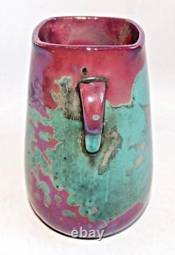 Vase À Anses 1900 1910 Alphonse Cytère Rambervillers Vosges France Art Nouveau