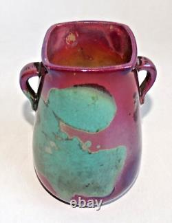 Vase À Anses 1900 1910 Alphonse Cytère Rambervillers Vosges France Art Nouveau