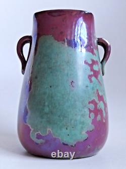 Vase À Anses 1900 1910 Alphonse Cytère Rambervillers Vosges France Art Nouveau
