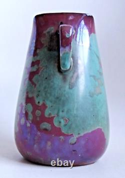 Vase À Anses 1900 1910 Alphonse Cytère Rambervillers Vosges France Art Nouveau