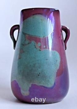 Vase À Anses 1900 1910 Alphonse Cytère Rambervillers Vosges France Art Nouveau